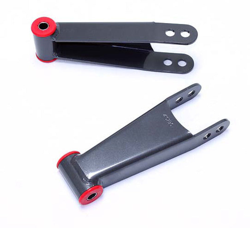 MaxTrac 01-10 GM C/K1500HD/2500HD/3500HD 2WD/4WD 2-3in Rear Lowering Shackles 410730 410730 Photo - Primary