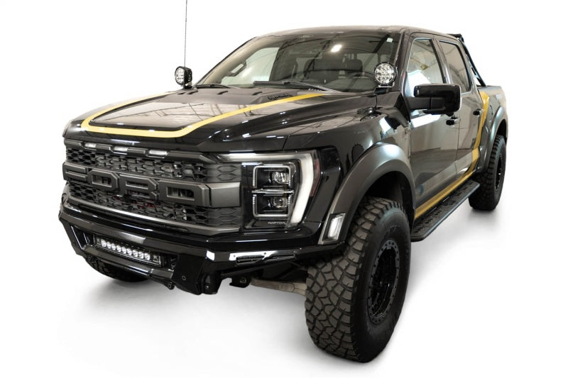 Addictive Desert Designs ADD 2021+ Ford F150 / 2021+ Ford F150 Raptor Ditch Light Brackets AC1901801NA AC1901801NA Photo - Mounted