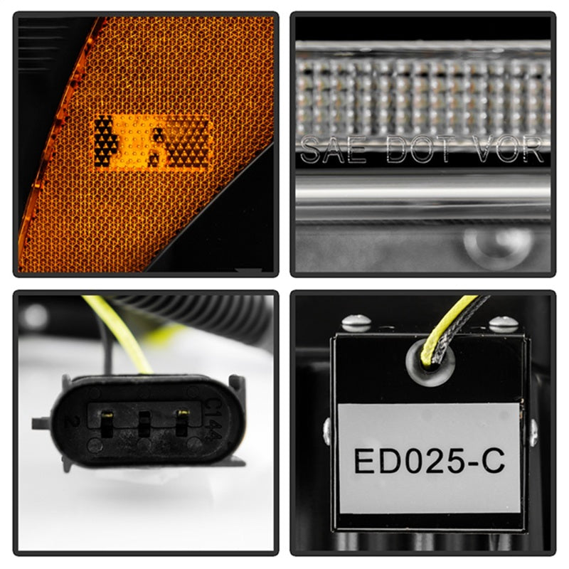 SPYDER Apex 20-22 Ford F250/F350 (Halogen) High-Power LED Headlights - Black PRO-YD-FS20HALAP-SEQ-BK 5088635 5088635 Photo - Unmounted