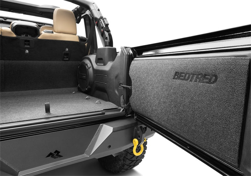 BedRug 18-23 Jeep JL 2-Door 2pc Front Floor BedTred Kit BTJL18F2 BTJL18F2 Photo - Mounted
