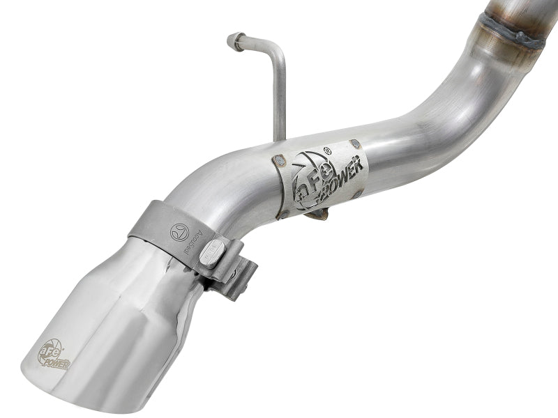 aFe MACH Force-Xp 2.5in Catback High-Tuck Exhaust 18-21 Jeep Wrangler (JL)3.6L 4-Door - Polished Tip 49-48065-1P 49-48065-1P Photo - Unmounted