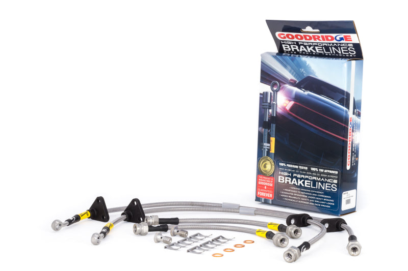 Goodridge Stainless Steel Brake Line SS Brd 89-91 Honda Civic 20013 Photo - Primary