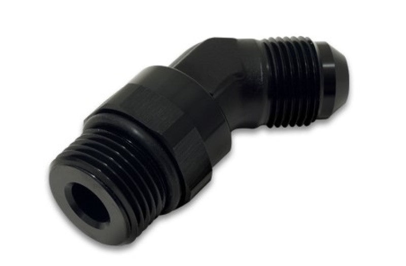 Vibrant -10AN Male to Male -8AN Straight Cut 45 Degree Adapter Fitting - Anodized Black 16947 16947 User 1