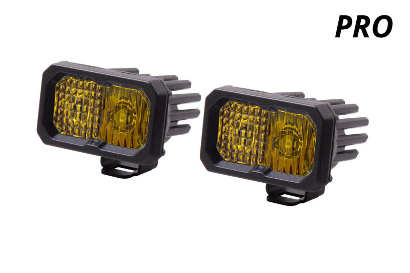 Diode Dynamics Stage Series 2 In LED Pod Pro - Yellow Driving Standard ABL (Pair) DD6404P DD6404P User 1