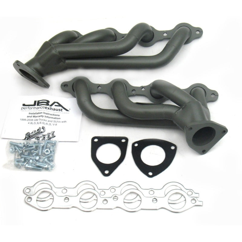 JBA 03-06 GM Truck 6.0L LS w/o EGR 1-5/8in Primary Ti Ctd Cat4Ward Header 1850S-3JT 1850S-3JT Photo - Primary