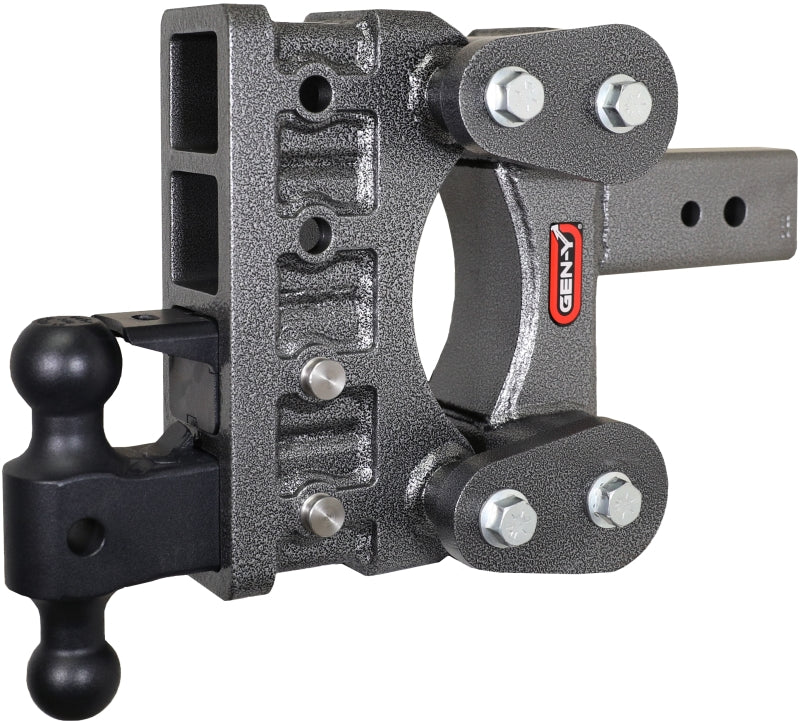 GEN-Y Hitch Gen-Y The Boss Torsion-Flex 3in Shank 6in Drop 32K Hitch w/GH-0161 Dual-Ball/GH-0162 Pintle Lock GH-2224 GH-2224 Photo - Primary
