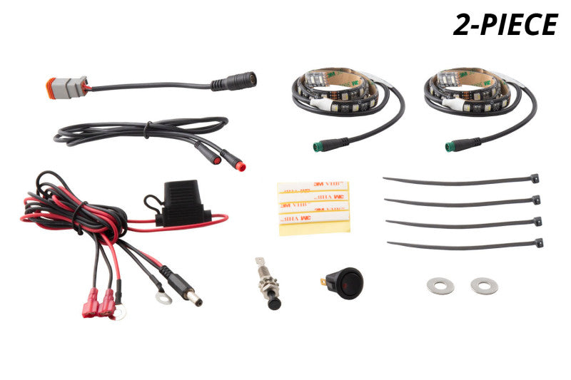 Diode Dynamics RGBW Engine Bay Strip Kit 2pc Multicolor DD0440 DD0440 User 7