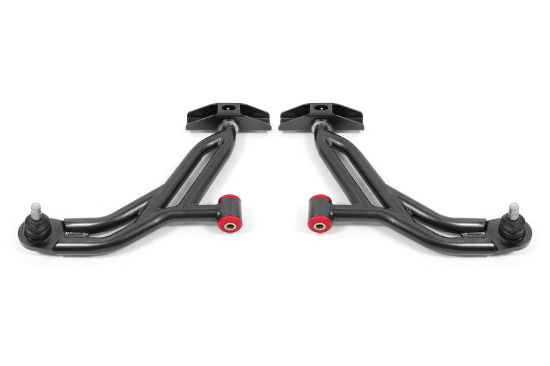 BMR Suspension 05-14 Ford Mustang Lower A-Arms - Black Hammertone - Non-Adjustable AA750H AA750H Photo - Primary