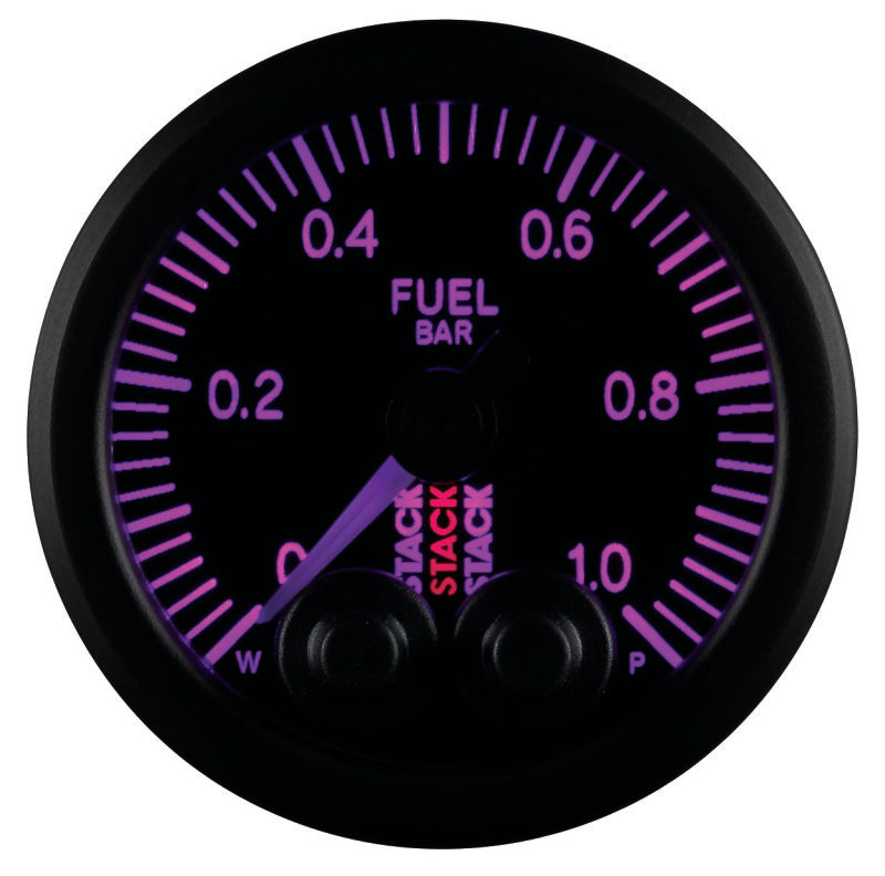Autometer Stack 52mm 0-1 Bar M10 Male Pro-Control Fuel Pressure Gauge - Black ST3503 ST3503 User 9