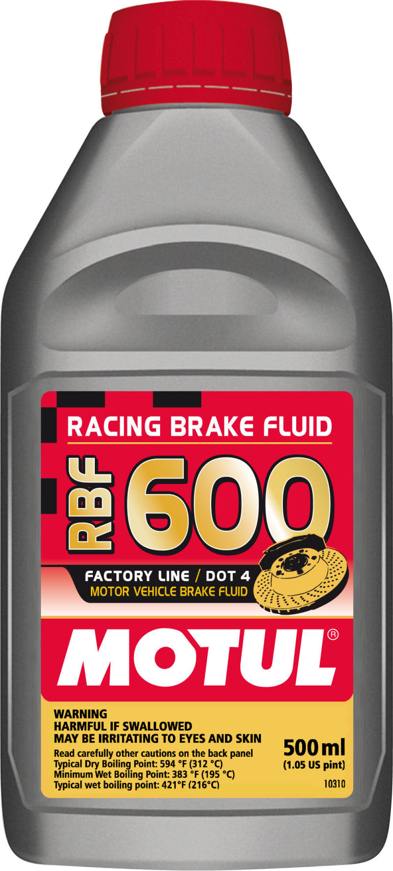 Motul High Performance Racing Brake Fluid DOT 3/4/5.1 Street Legal 100949 Photo - Primary