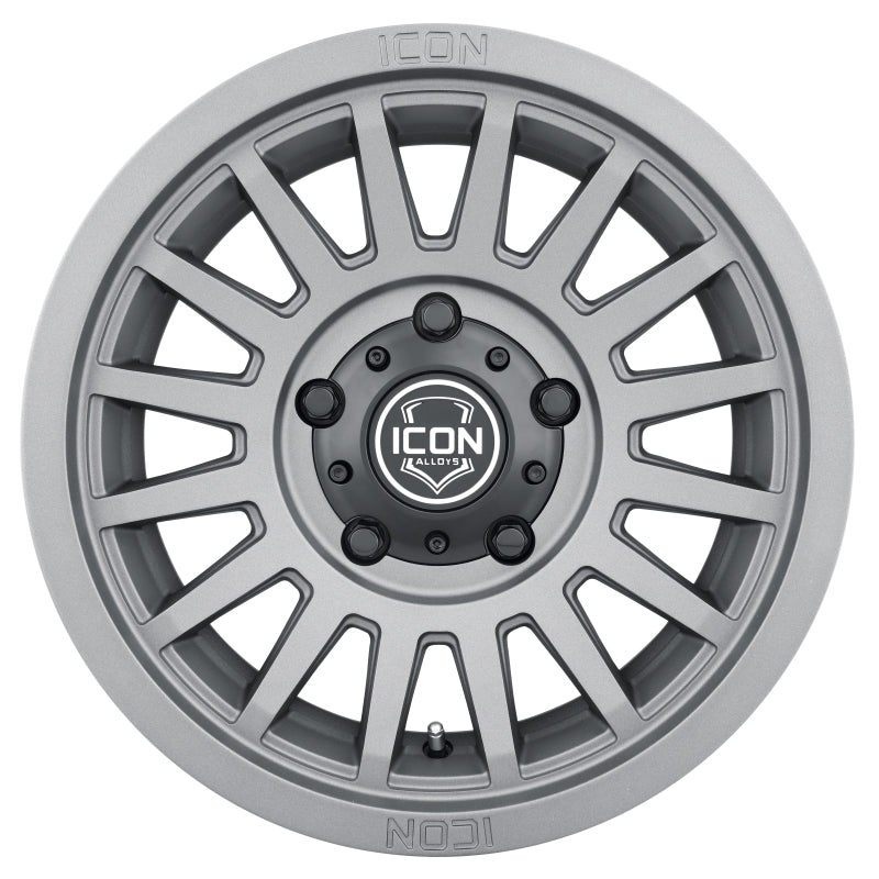 ICON Recon SLX 18x9 6x135 BP 6mm Offset 5.25in BS 87.1mm Hub Bore Charcoal Wheel 3618906352CH 3618906352CH Photo - Close Up