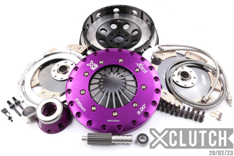 XCLUTCH 86-92 Toyota Supra Base 3.0L 9in Twin Solid Ceramic Clutch Kit XKTY23683-2E XKTY23683-2E Photo - Primary