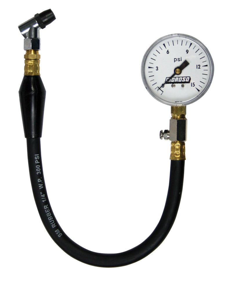 Moroso Speciality Tools Tire Pressure Gauge, Dial Type, 0-15psi (Universal) 89550 Photo - Primary