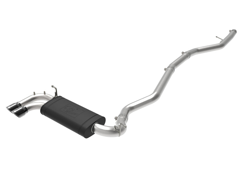 aFe MACH Force-Xp 2-1/2in 304 SS Cat Back Exh w/Black Tips 14-16 BMW 228i (F22/23) L4-2.0L (t) N20 49-36345-B 49-36345-B Photo - Primary