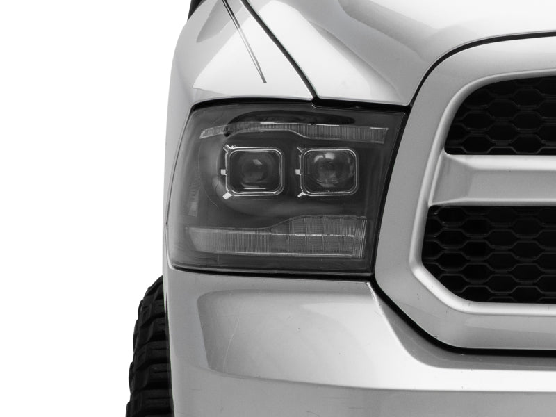 Raxiom 09-18 RAM 1500 LED Projector Headlights w/ Switchback Turn Signals- Blk Housing (Clear Lens) R111520 R111520 Photo - Close Up