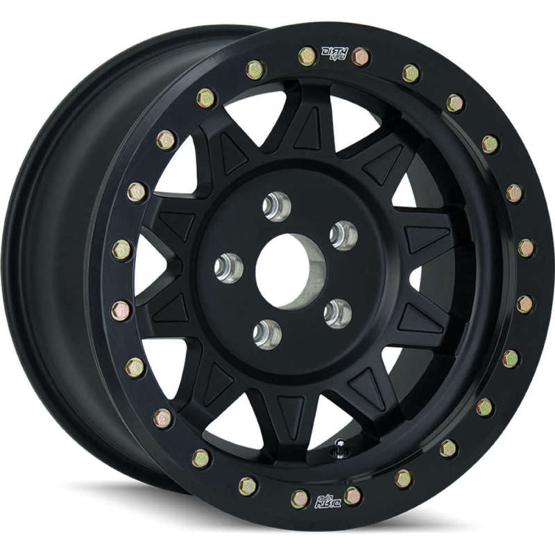 Dirty Life 9302 Roadkill Race 17x9/8x165.1 BP/-14mm Offset/130.8mm Hub Matte Black Wheel - Beadlock 9302-7981MB14 9302-7981MB14 User 1