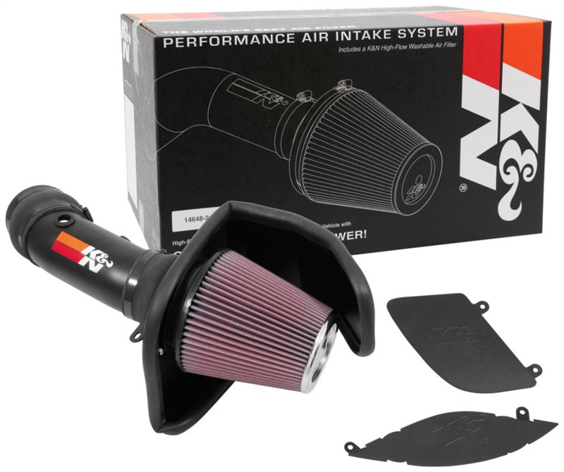 K&N Engineering 17- Challenger Hellcat 6.2L Air Intake System KNE69-2553TTK 69-2553TTK Photo - Unmounted