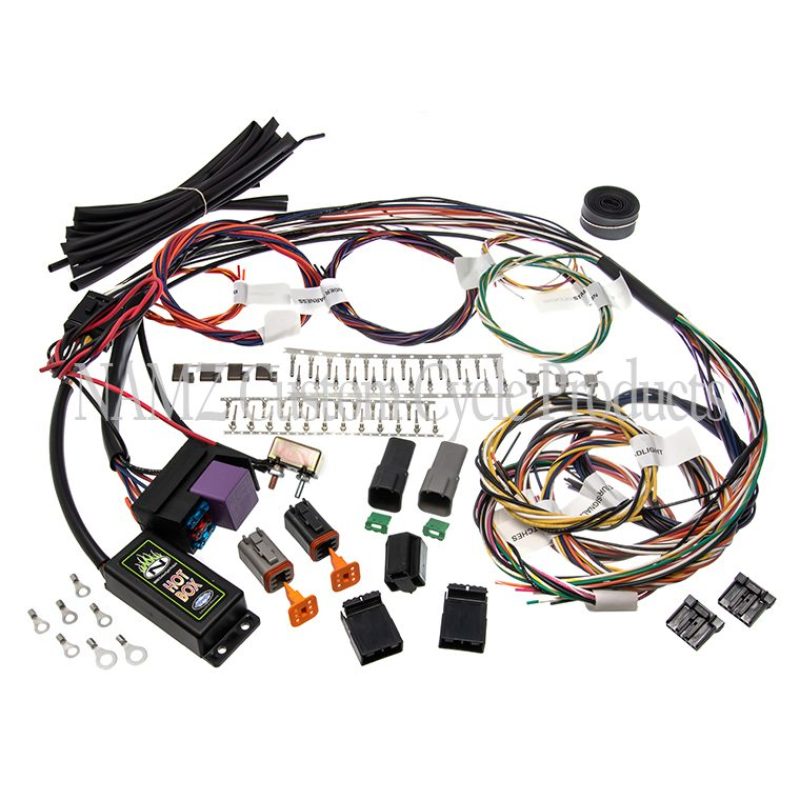 NAMZ 2017 Ver-1 Complete Bike Harness w/Starter Relay & 3-Circuits & Self Canceling Turn Sig Module NCBH-01-B NCBH-01-B Photo - Primary