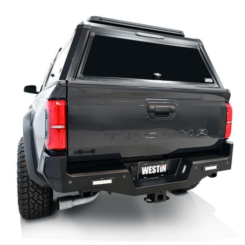 Westin 2024 Toyota Tacoma Pro-Series Rear Bumper - Textured Black 58-422785 58-422785 Photo - lifestyle view