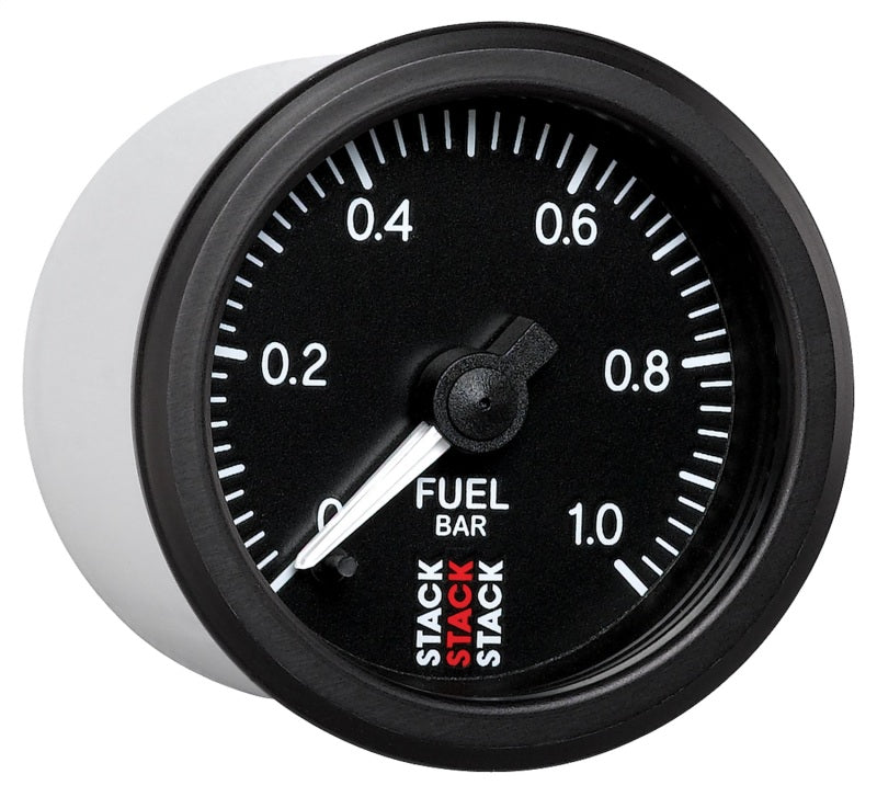 Autometer Stack 52mm 0-1 Bar M10 Male Pro Stepper Motor Fuel Pressure Gauge - Black ST3303 ST3303 User 5