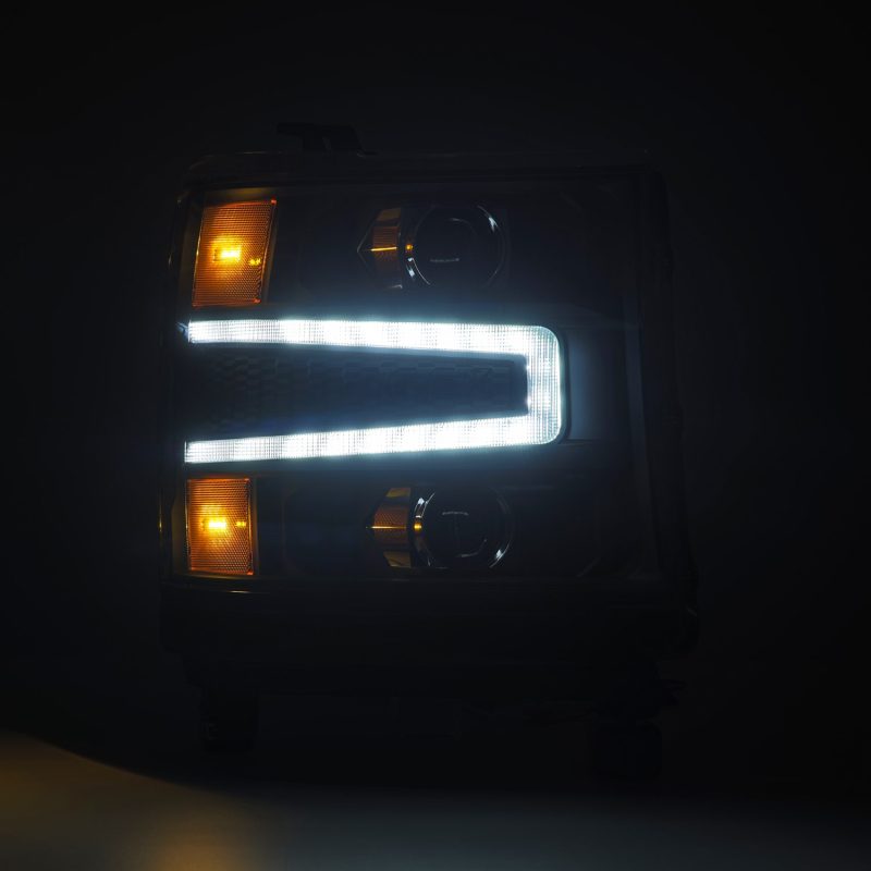 AlphaRex 16-18 Chevy 1500HD LUXX LED Proj Headlights BK w/Seq Actvn Light / SeqSig (Req PN 810023) 880234 880234 User 2