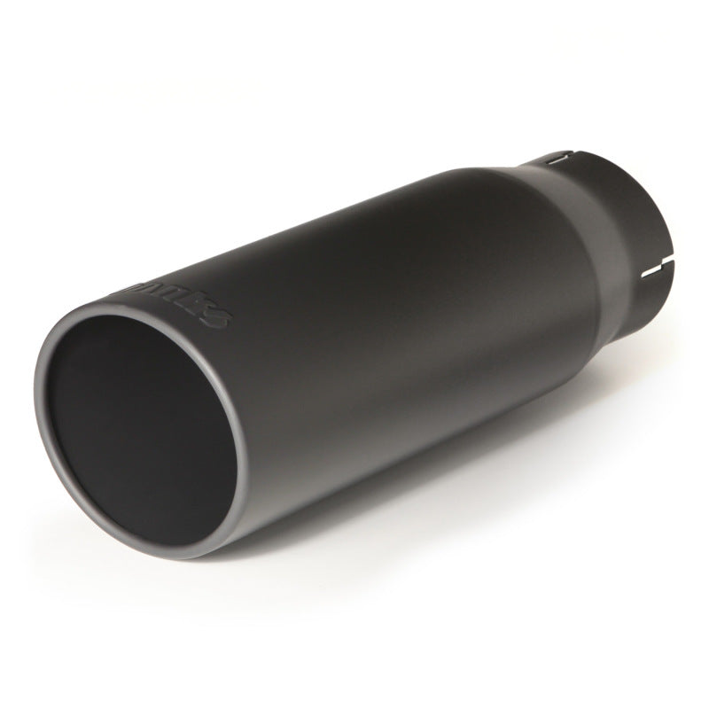 Banks Power Tailpipe Tip Kit - SS Round Straight Cut - Black - 3.5In Tube - 4.38In 52923 Photo - Primary
