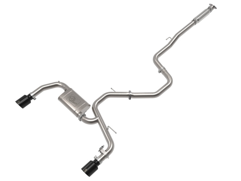 aFe Takeda Hyundai Elantra N 22-23 L4-2.0L (t) 3in 304 SS Cat-Back Exhaust w/ Black Tips 49-37028-B 49-37028-B Photo - Primary