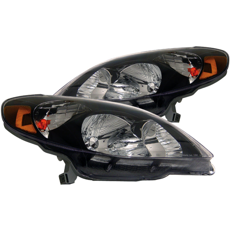 Anzo 2003-2008 Toyota Matrix Crystal Headlights Black 121133 Photo - Primary