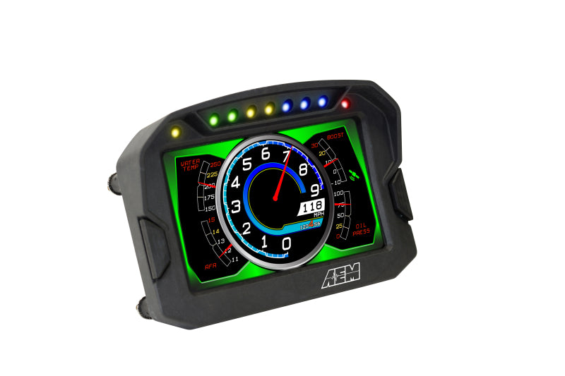 AEM CD-5LG Carbon Logging Digital Dash Display w/ Internal 10Hz GPS & Antenna 30-5603 30-5603 Photo - out of package
