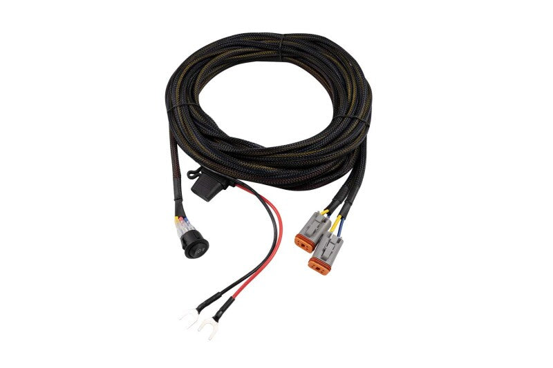 Diode Dynamics Light Duty Dual Output 3-way 4-pin Wiring Harness DD4092 DD4092 Photo - Primary