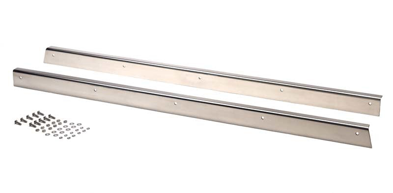 Kentrol 55-83 Jeep CJ5 Rocker Guards Pair - Polished Silver 30413 30413 Photo - Primary