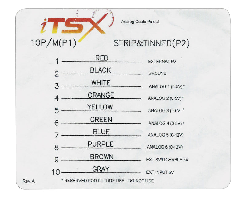 SCT Performance ITSX Analog Cable (for Ford Vehicles) 4021 4021 User 2