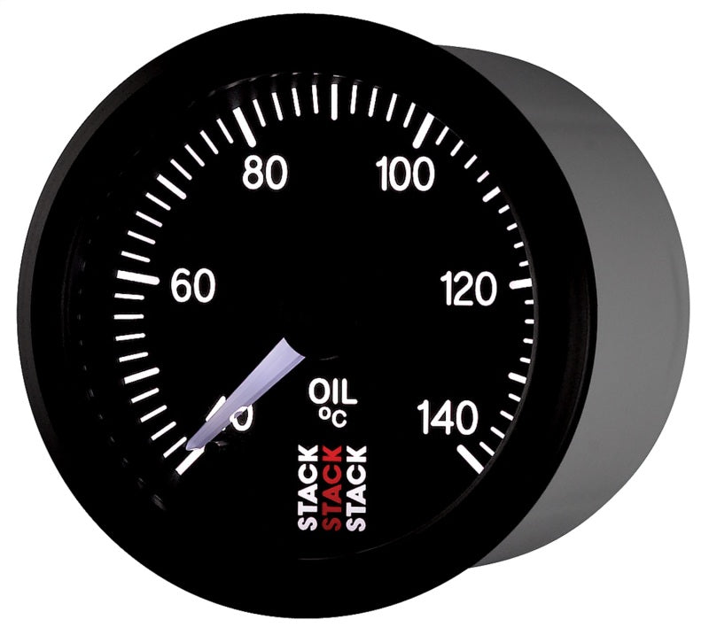 Autometer Stack 52mm 40-140 Deg C 1/8in NPTF Male Pro Stepper Motor Oil Temp Gauge - Black ST3309 ST3309 User 3