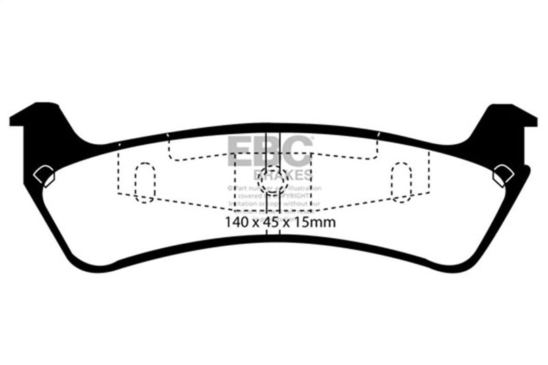 EBC Disc Brake Pad Set DP41201R Photo - Primary