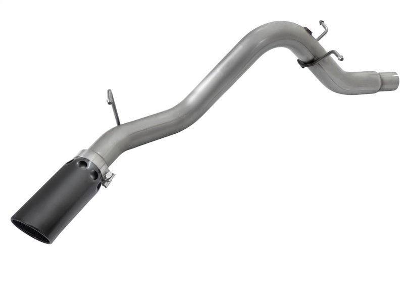 aFe Large Bore-HD 3-1/2in 409 Stainless Steel DPF-Back Exhaust System w/Bl 49-44064-B Photo - Unmounted