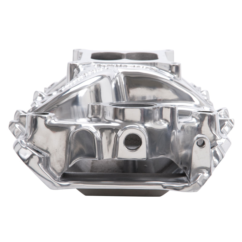 Edelbrock Polished B/b Chev Rect. Port Rpm Air-gap Manifold 75621 Photo - out of package