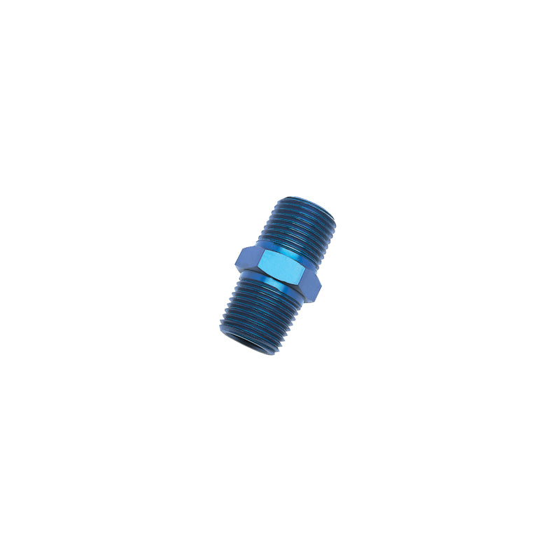 Russell 1/8 Inch Male Pipe Nipple (Blue Finish) 661500 Photo - Primary