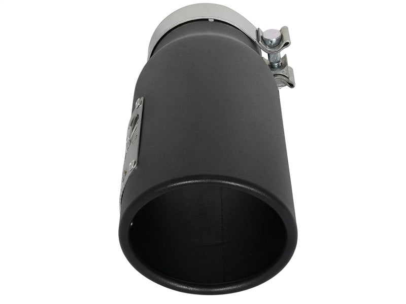 aFe MACH Force-Xp 4" 409 Stainless Steel Exhaust Tip Black 3-1/2in In 49T35451-B12 Photo - Unmounted