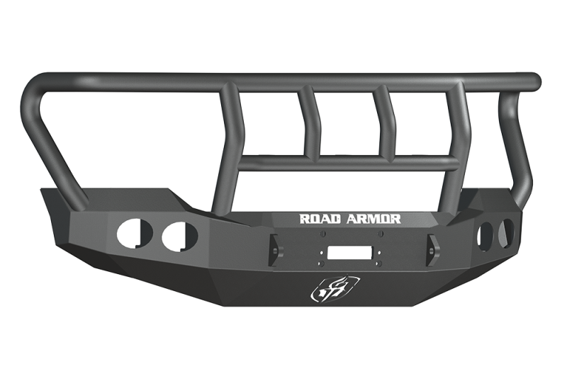 Road Armor 11-16 Ford F-250 Stealth Front Winch Bumper w/Titan II Guard Wide Flare - Tex Blk 611402B 611402B Photo - Primary