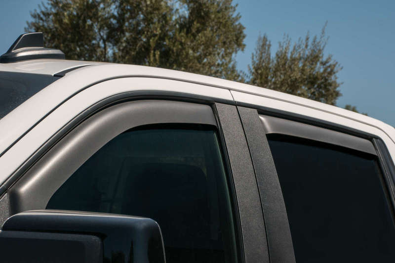 EGR 2019 Chevy 1500 Crew Cab In-Channel Window Visors - Dark Smoke 571691 571691 Photo - Mounted