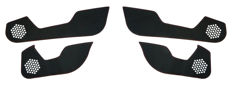 Revel GT Design Kick Panel Cover (Red Stitch) 18-19 Honda Civic Type-R / Hatchback - 4 Pieces 1TR5GDAH01R 1TR5GDAH01R User 1