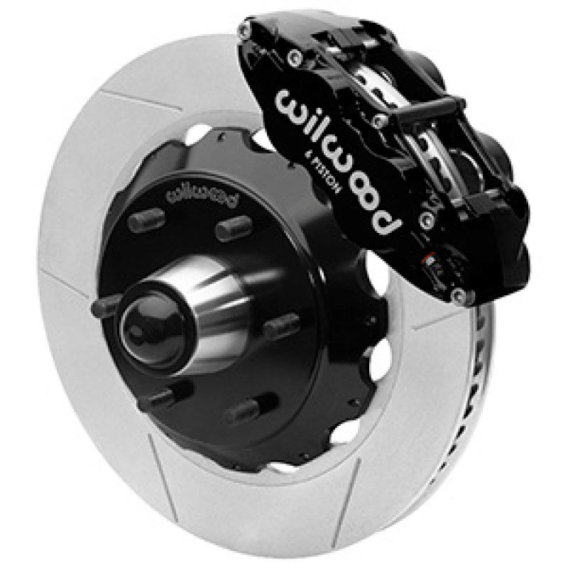Wilwood 63-87 C10 CPP Spindle FNSL6R Front BBK 14in Slotted 6x5.5 BC - Black 140-16458 140-16458 User 1