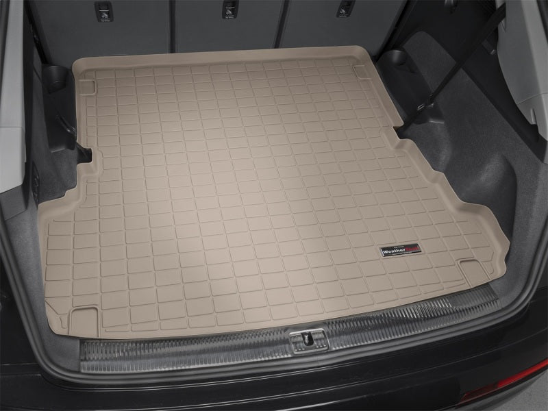 WeatherTech 2017+ Audi Q7 (Behind Second Row) Cargo Liner - Tan 41853 41853 Photo - Mounted