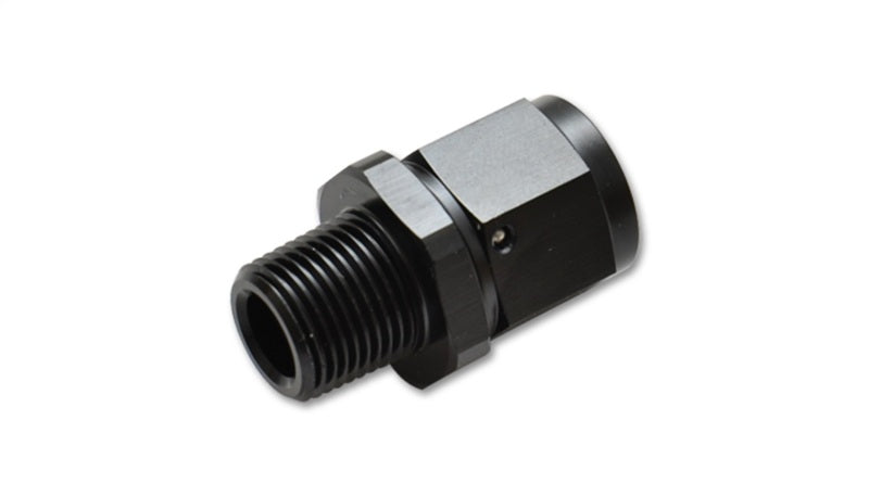 Vibrant -8AN Female to 1/2"NPT Male Swivel Straight Adapter Fitting 11373 Photo - Primary