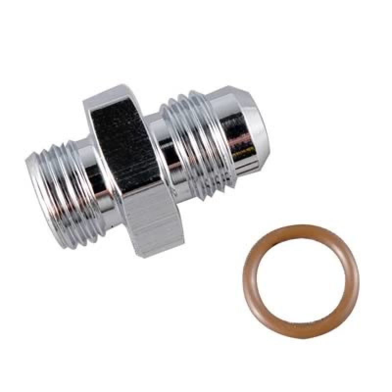 Fragola -10AN x 1-1/16-12 (12) Radius Fitting in Oin -Ring - Chrome 495107-CH 495107-CH User 1