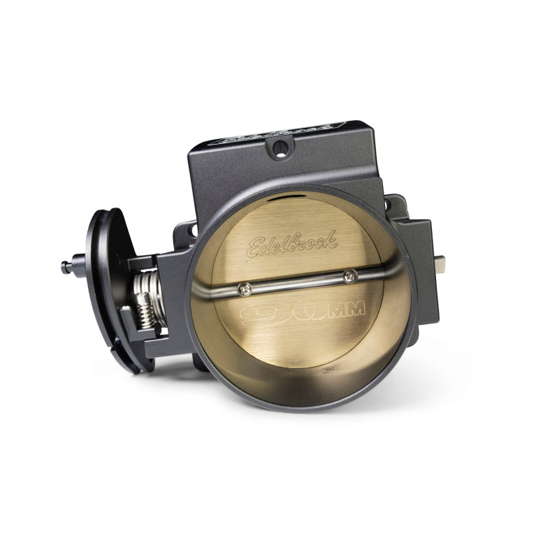 Edelbrock EFI Throttle Body Pro-Flo XT 90mm Black Mat Anodized Finish 39703 39703 Photo - out of package