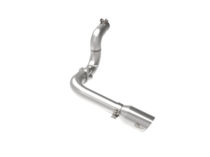 aFe 20-21 Jeep Wrangler Large Bore-HD 3in 304 Stainless Steel DPF-Back Exhaust System - Polished Tip 49-38092-P 49-38092-P Photo - Primary