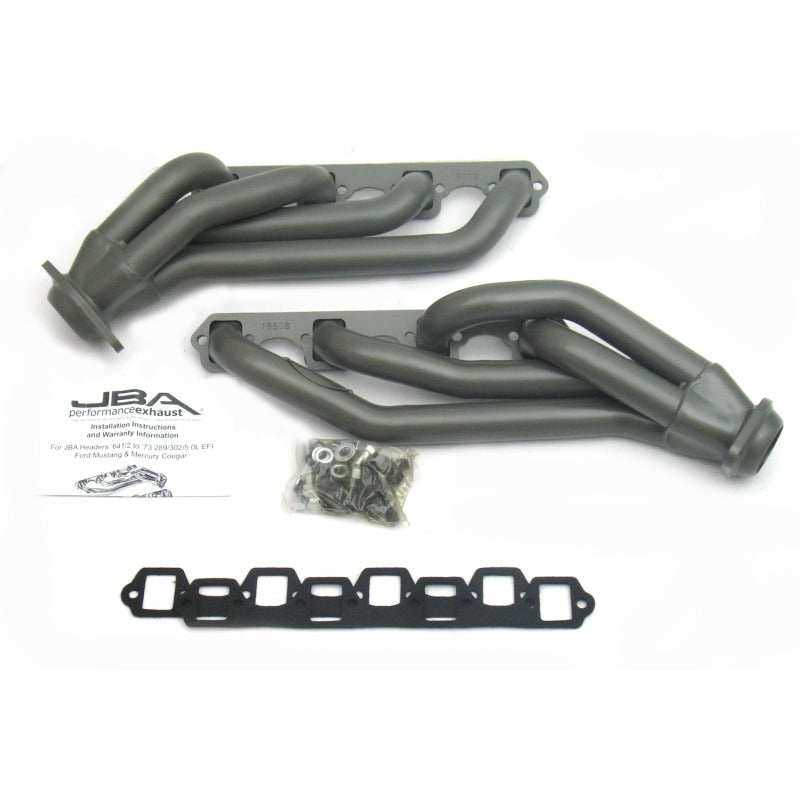 JBA 65-73 Ford Mustang 260-302 SBF 1-5/8in Primary Ti Ctd Mid Length Header 1650SJT 1650SJT Photo - Primary