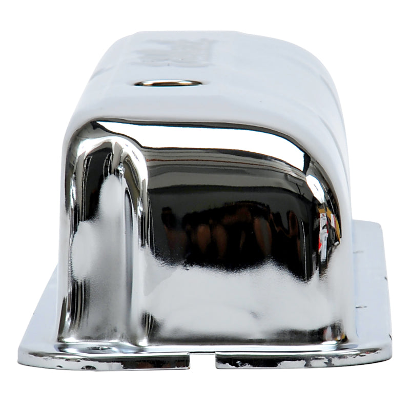 Edelbrock Valve Cover, Signature Series, Ford, 1958-1976 FE V8, Chrome 4462 Photo - out of package