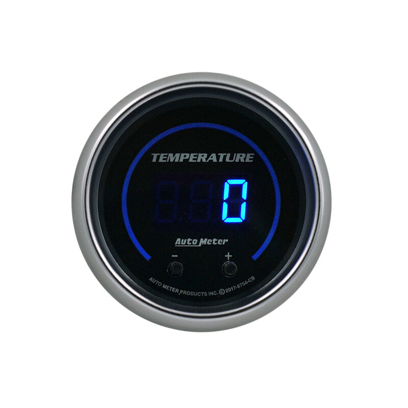 Autometer 52.4mm Black Switchable 60-340 Degrees F / 40-170 Degrees C Cobalt Elite Digital Gauge 6754-CB 6754-CB User 2